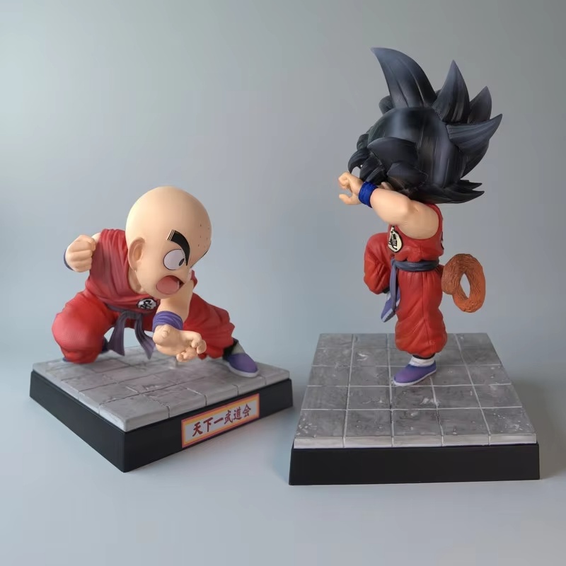 Anime Dragon Ball Krillin Goku - Vintage Collectible Figurines recension och pris