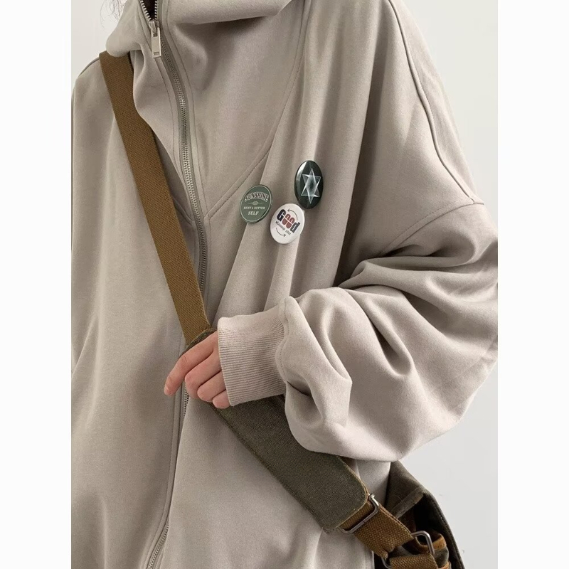 Autumn College Casual Set Men  - Vintage Zip Hoodie recension och pris