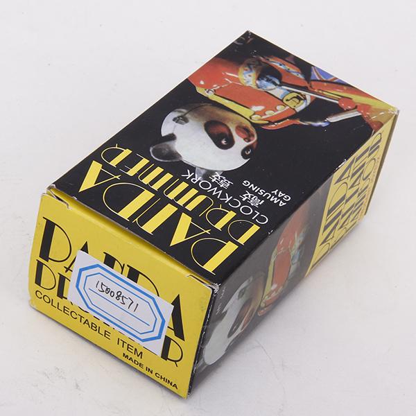 Wind Up Clockwork Panda Drumme - Vintage Collectible Figures recension och pris