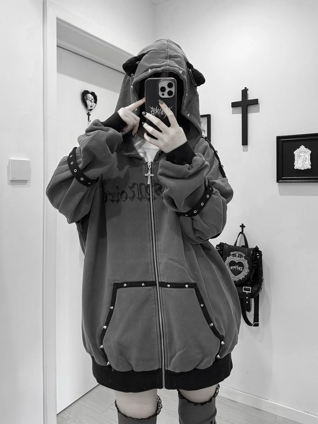 Streetwear Harajuku Hoodies Ja - Vintage Zip Hoodie recension och pris