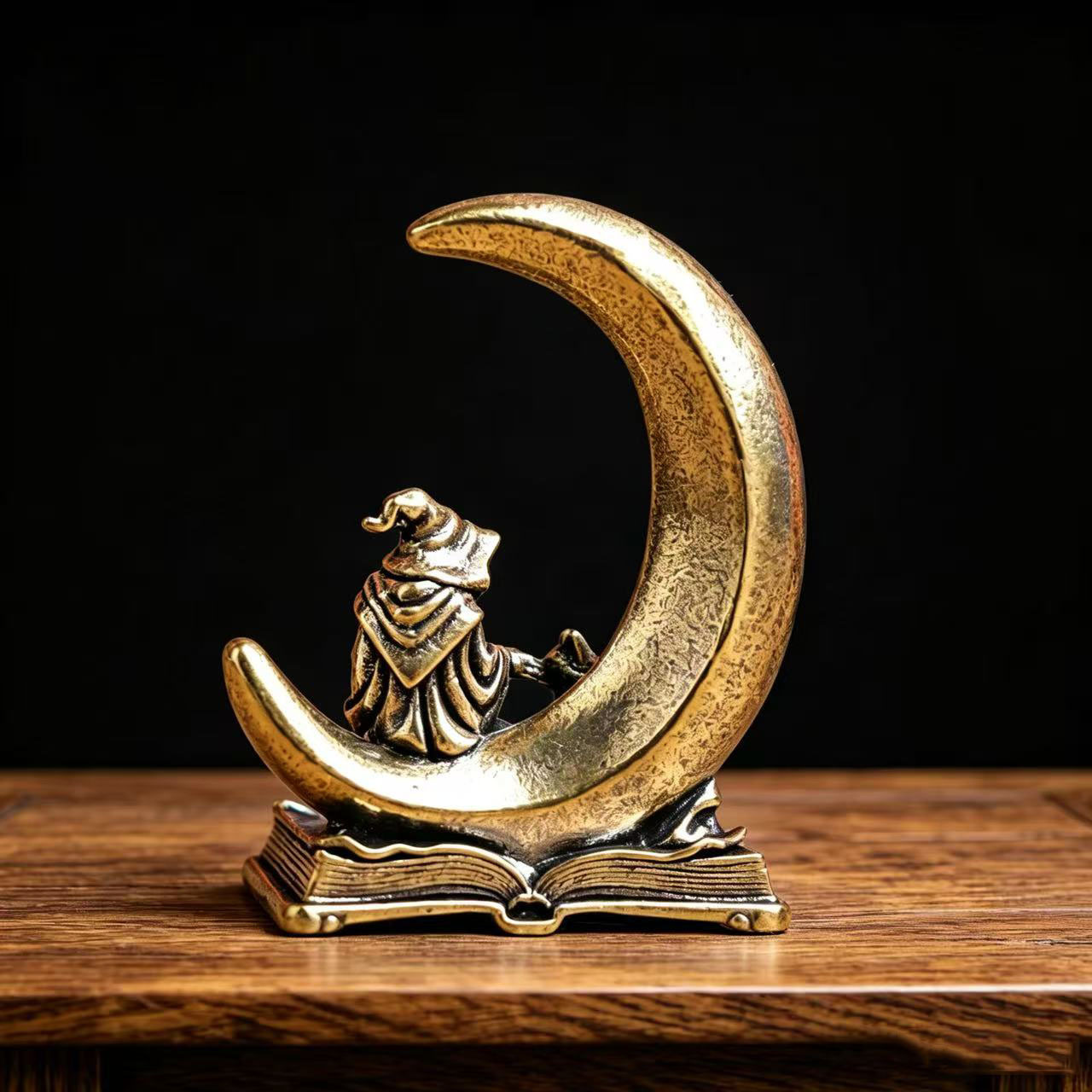 Brass Moon Witch Decoration St - Vintage Collectible Figurines recension och pris