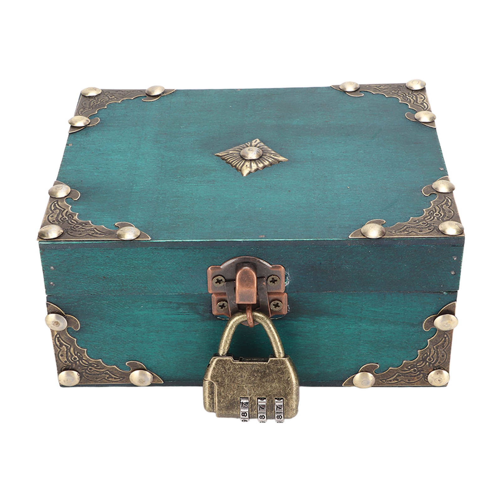 Wooden Jewelry Storage Case wi - Vintage Collectible Items recension och pris