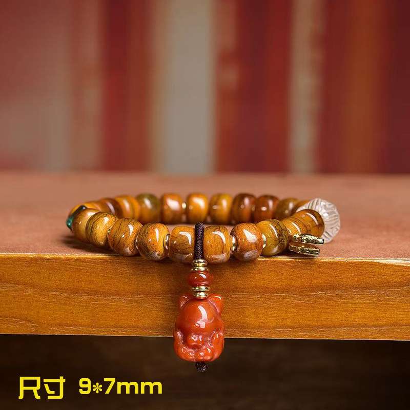 Backflow Yak Bone Beads Single - Vintage Collectible Glass recension och pris