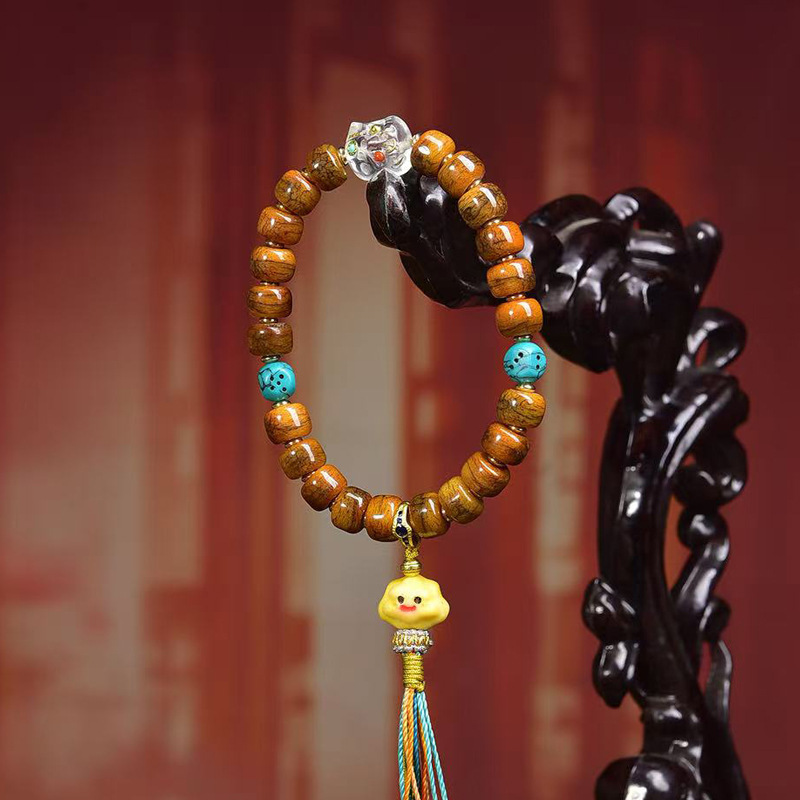 Backflow Yak Bone Beads Single - Vintage Collectible Glass recension och pris