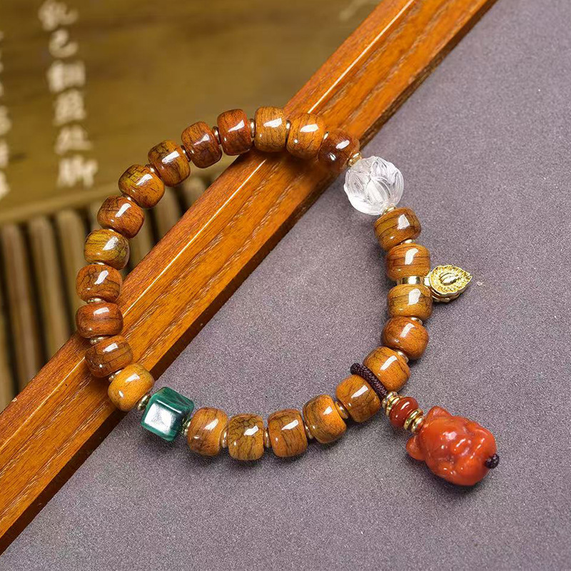 Backflow Yak Bone Beads Single - Vintage Collectible Glass recension och pris