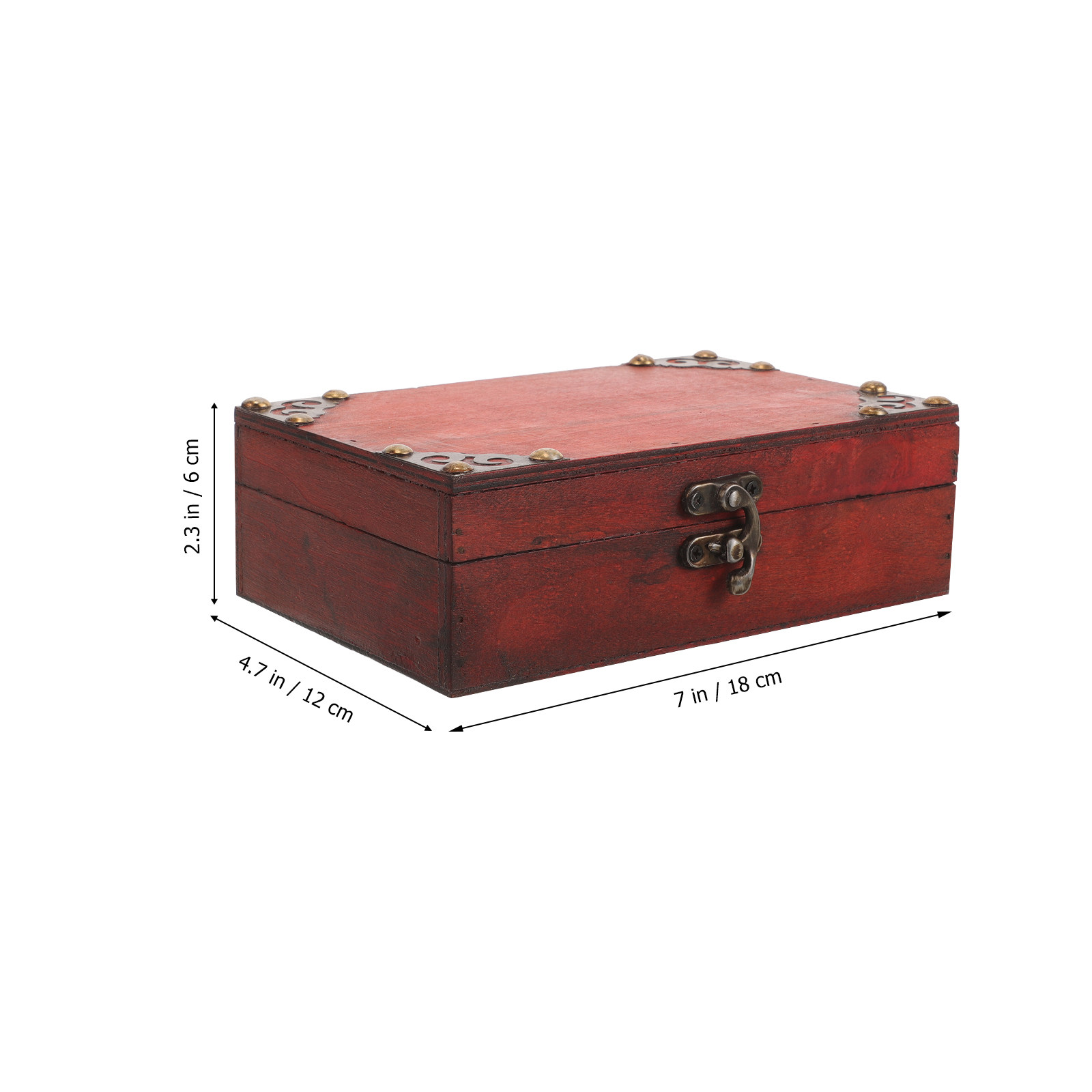 Vintage Wooden Keepsake Box Sm - Collectible Vintage Photos recension och pris