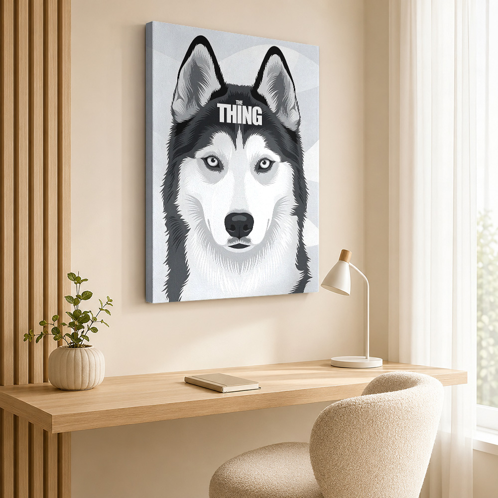 The Thing Husky Movie Canvas P - Collectible Vintage Photos recension och pris