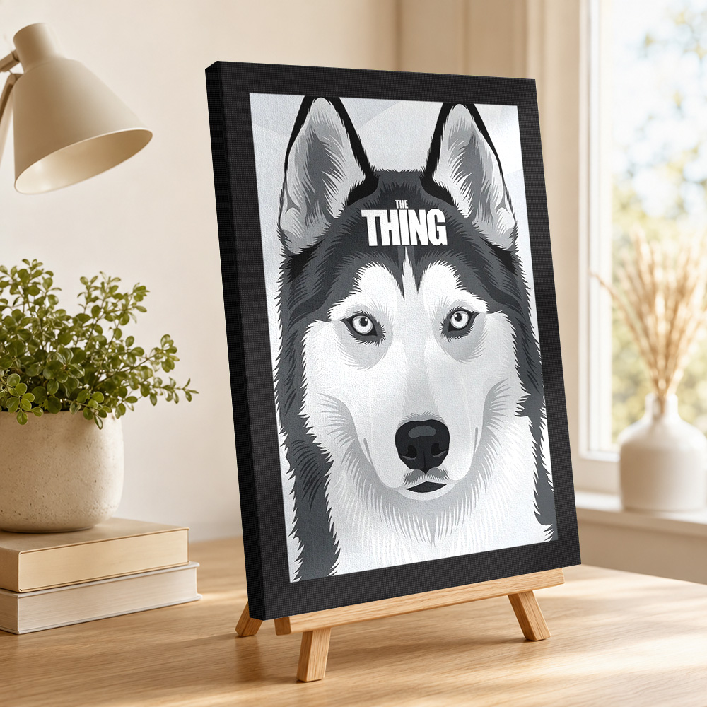 The Thing Husky Movie Canvas P - Collectible Vintage Photos recension och pris