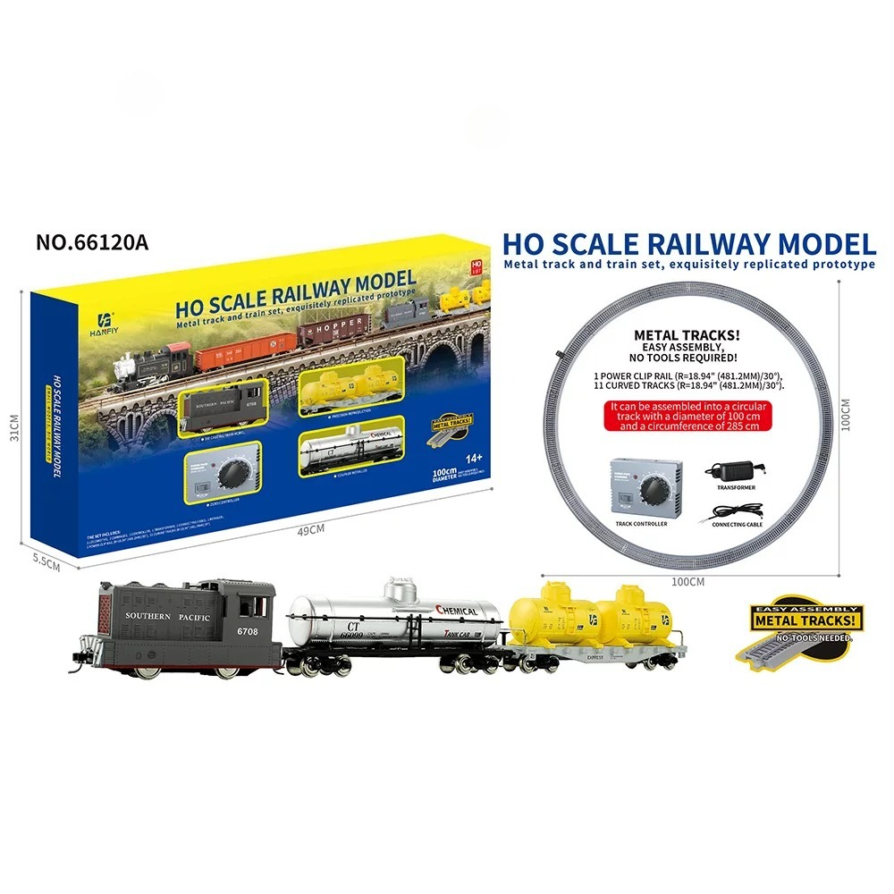 HO Scale Metal Rail Train Mode - Vintage Toys Collection recension och pris