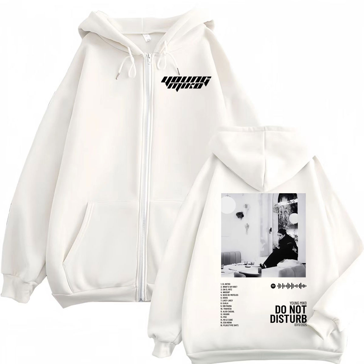 Custom Custom Young Miko Do No - Vintage Zip Hoodie recension och pris