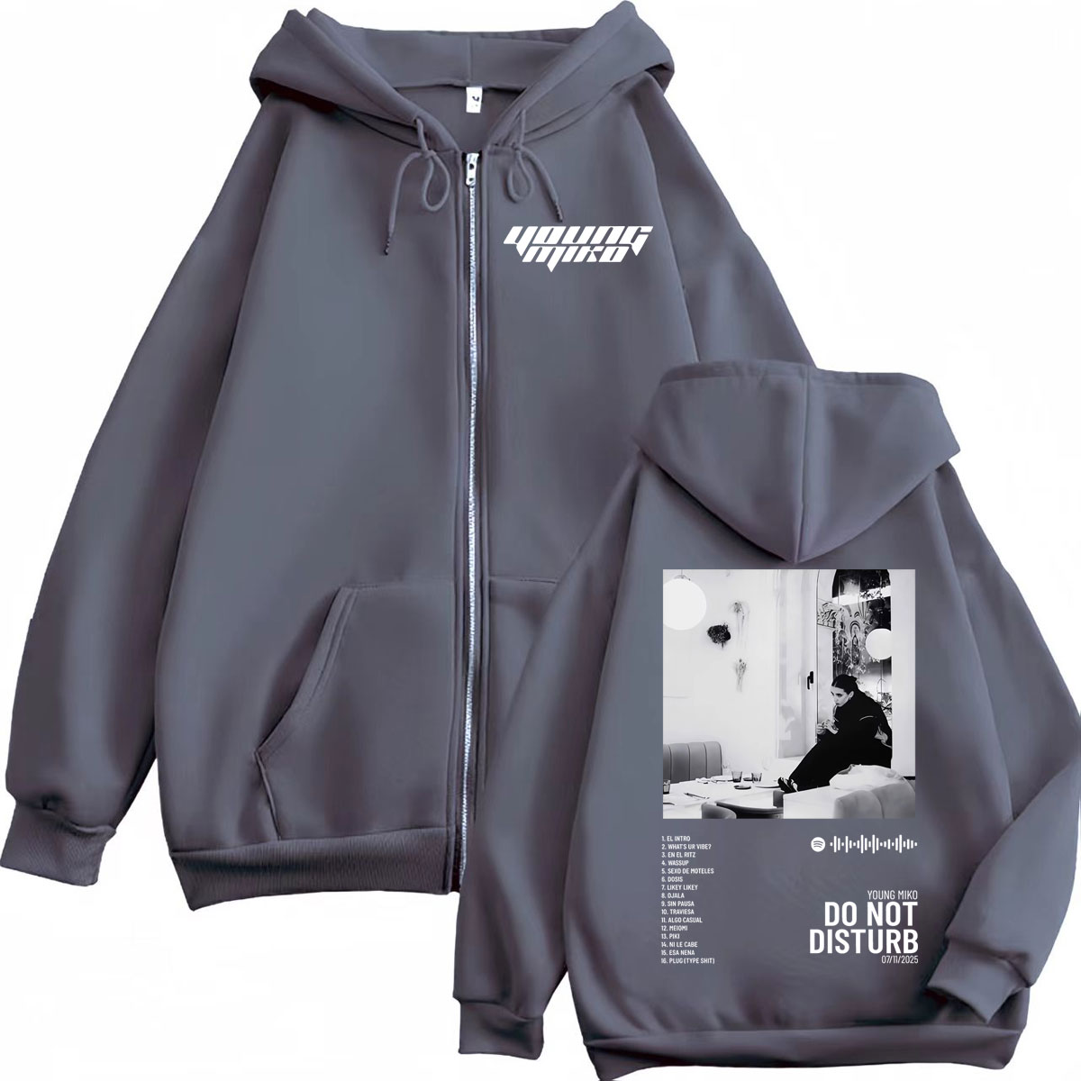 Custom Custom Young Miko Do No - Vintage Zip Hoodie recension och pris