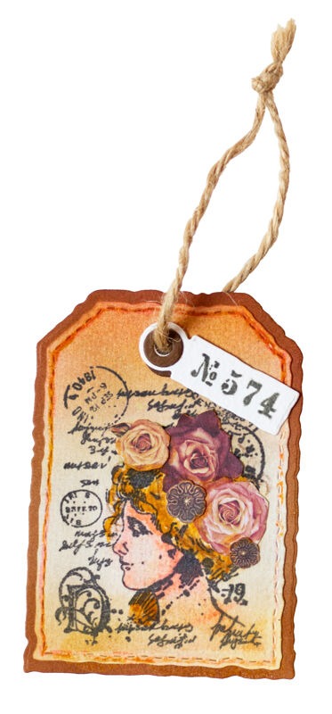 Tag Envelope Grunge Collection - Vintage Collectible Figures recension och pris