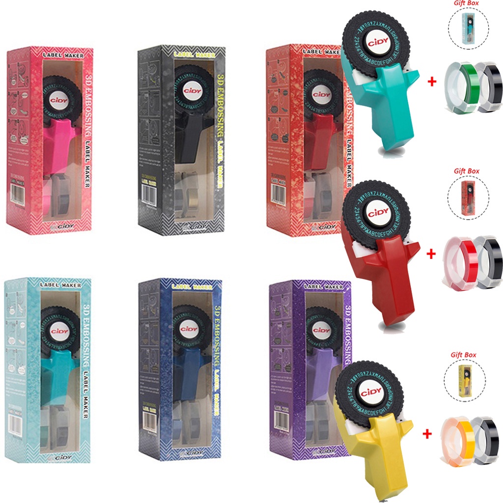 Mini Portable Printer DIY Hand - Typewriter Ribbon Roll recension och pris