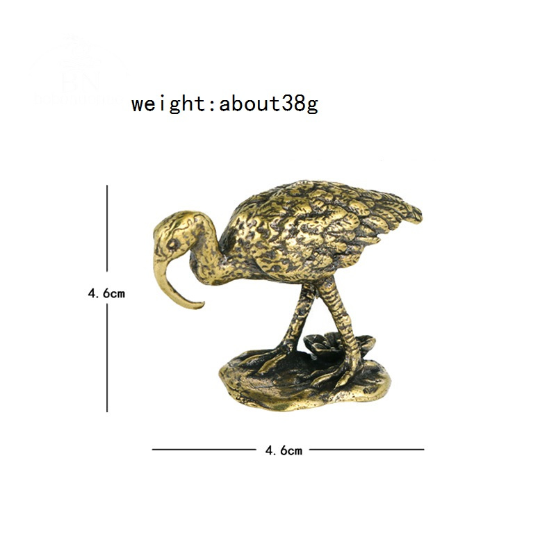 Brass Vintage Long-billed Cran - Vintage Collectible Accessories recension och pris