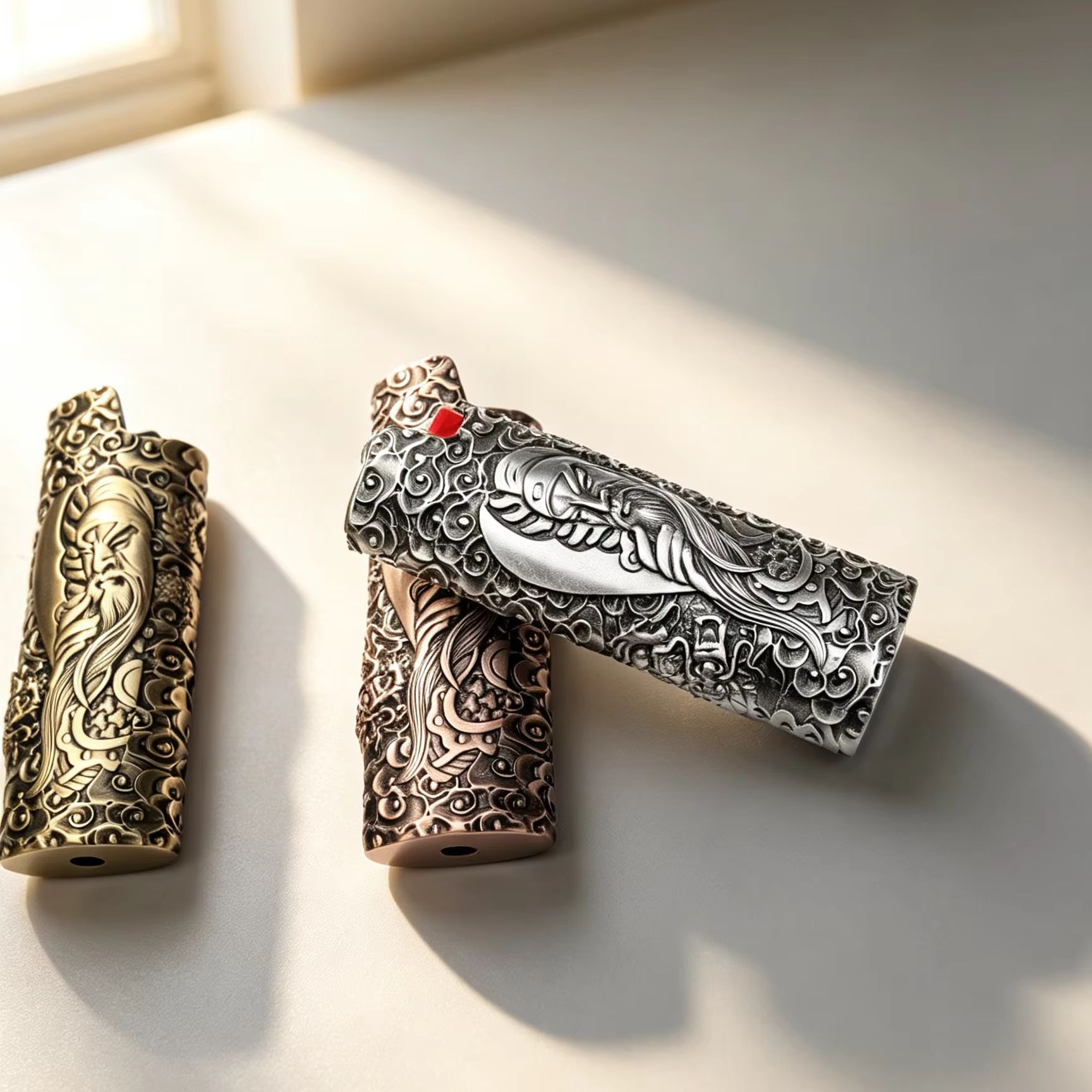 Zinc Alloy Lighter Case For BI - Vintage And Collectible recension och pris