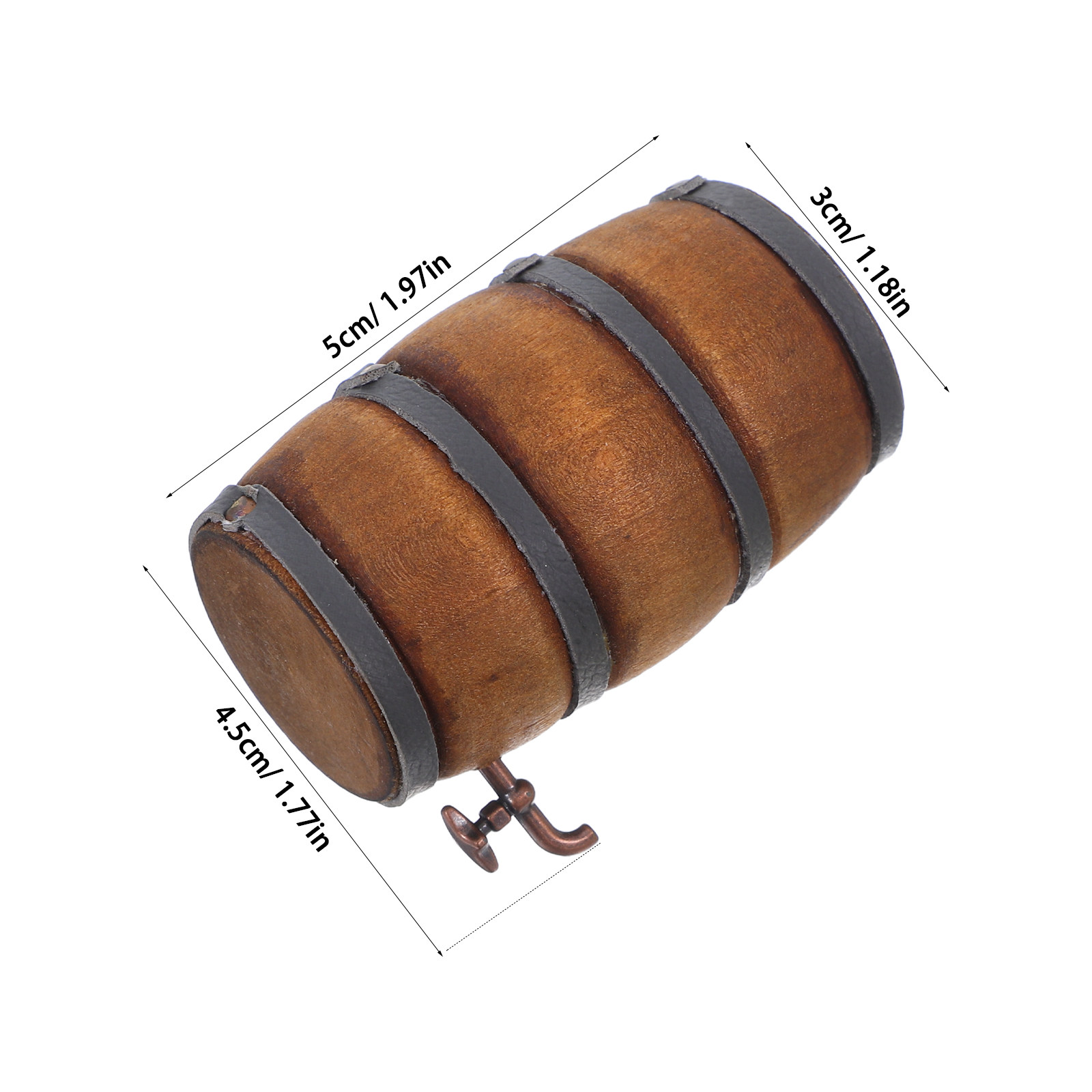 1Set Mini Wine Barrel and Glas - Vintage Collectible Glass recension och pris