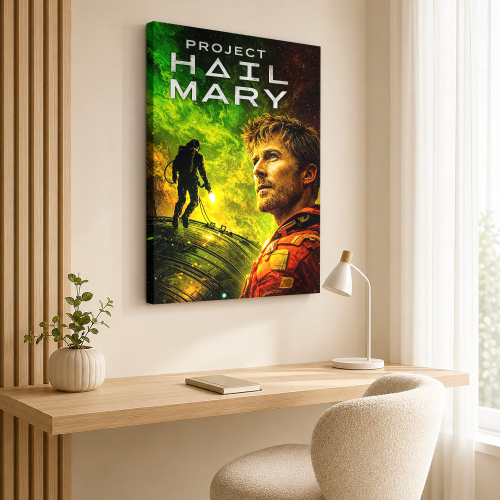 Project Hail Mary Movie Canvas - Collectible Vintage Photos recension och pris