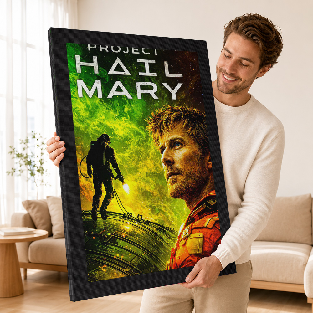 Project Hail Mary Movie Canvas - Collectible Vintage Photos recension och pris