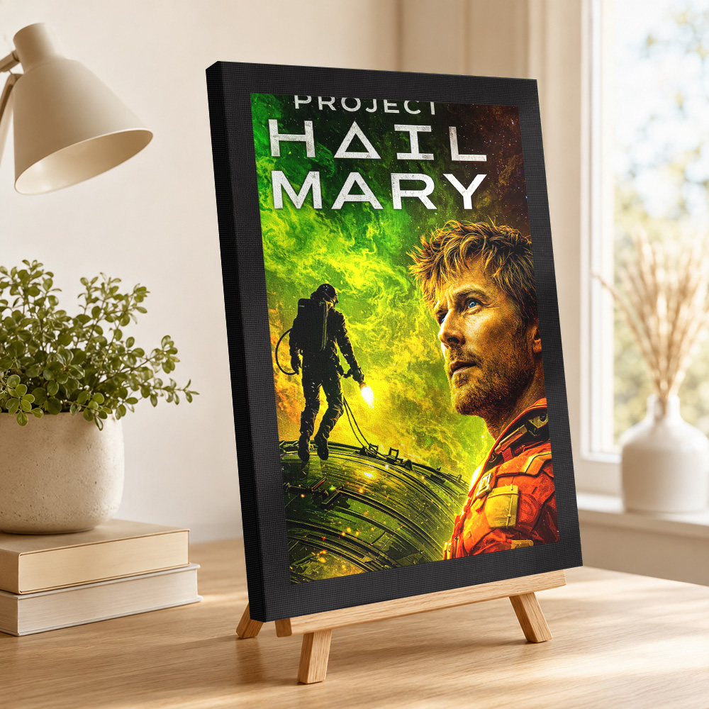 Project Hail Mary Movie Canvas - Collectible Vintage Photos recension och pris