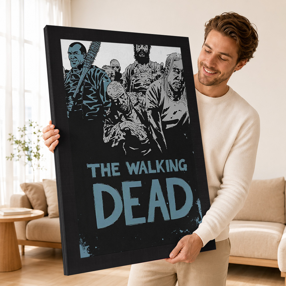 The Walking Dead Canvas Poster - Collectible Vintage Photos recension och pris