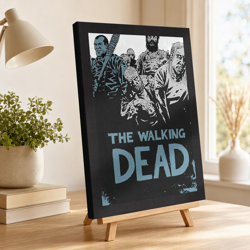 The Walking Dead Canvas Poster - Collectible Vintage Photos recension och pris