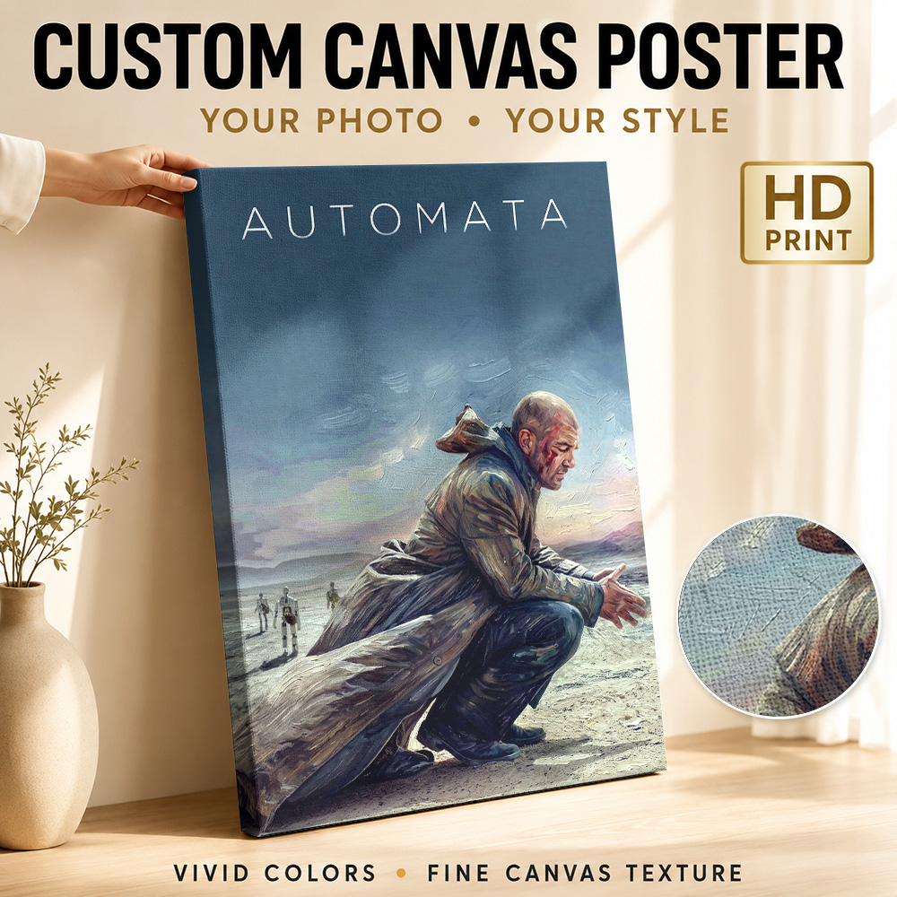 Automata Movie Framed Canvas P - Collectible Vintage Photos recension och pris