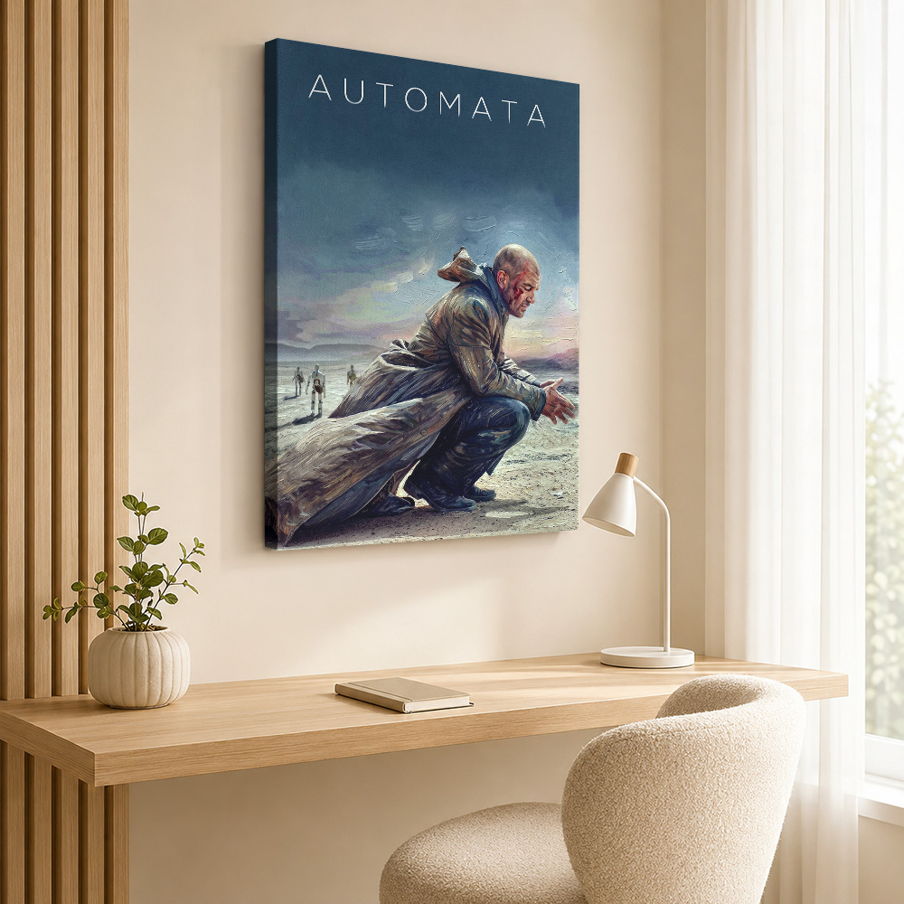 Automata Movie Framed Canvas P - Collectible Vintage Photos recension och pris