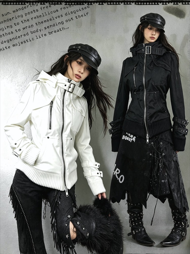 Harajuku Vintage 90s Stand Col - Vintage Zip Hoodie recension och pris