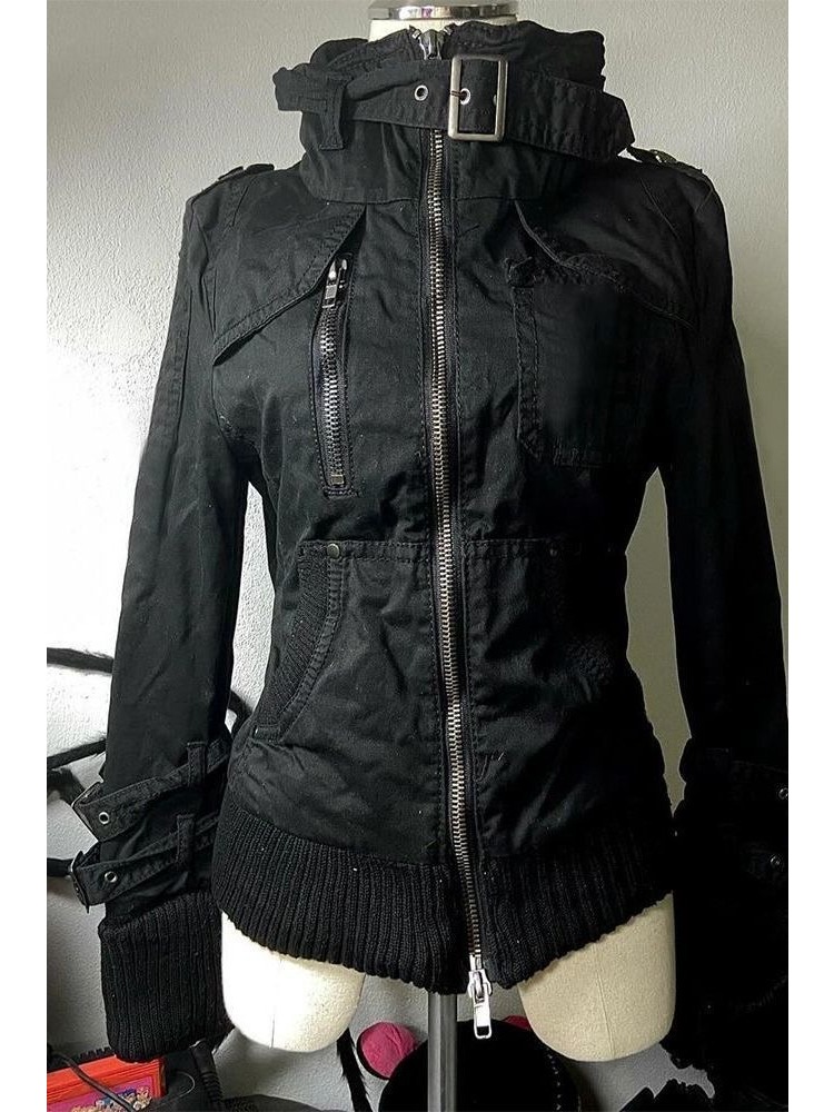 Harajuku Vintage 90s Stand Col - Vintage Zip Hoodie recension och pris