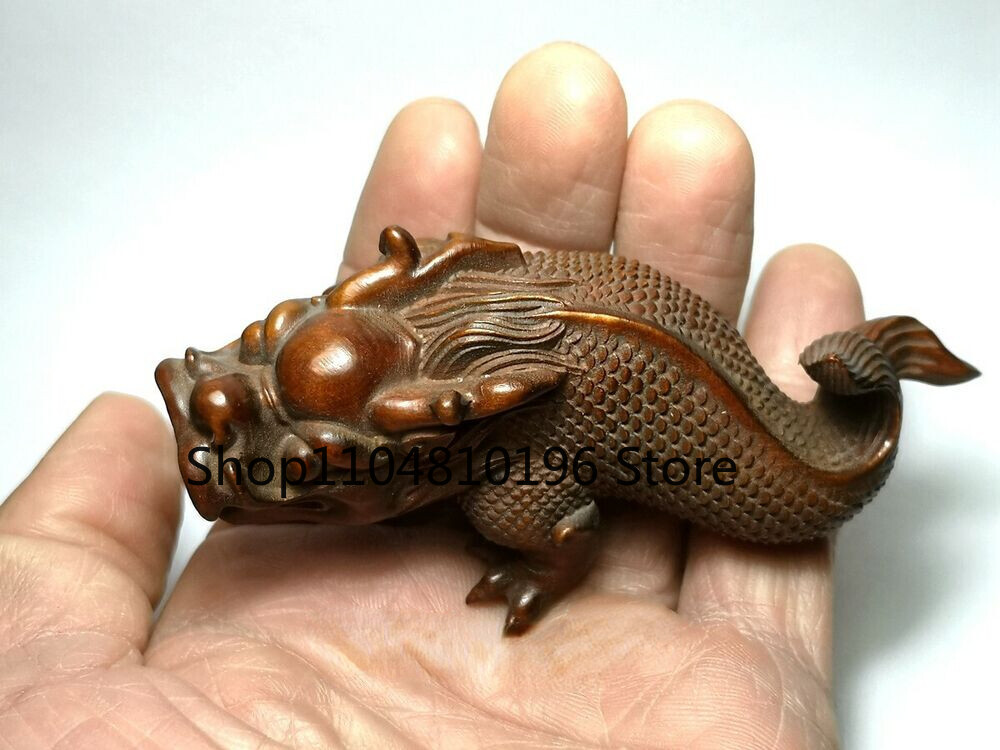 Chinese Boxwood Hand Carved Lo - Vintage Collectible Figures recension och pris