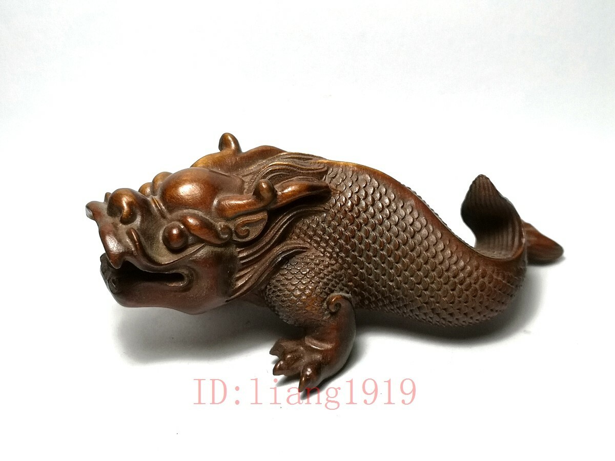Chinese Boxwood Hand Carved Lo - Vintage Collectible Figures recension och pris